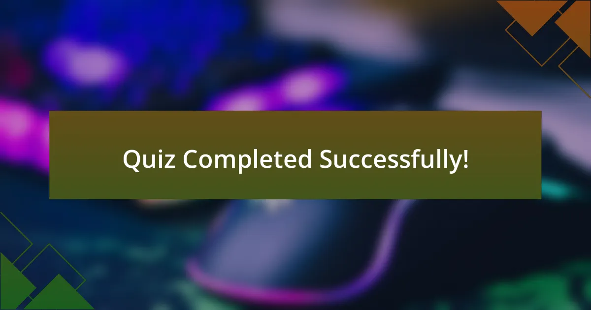 Quiz Completed Successfully!