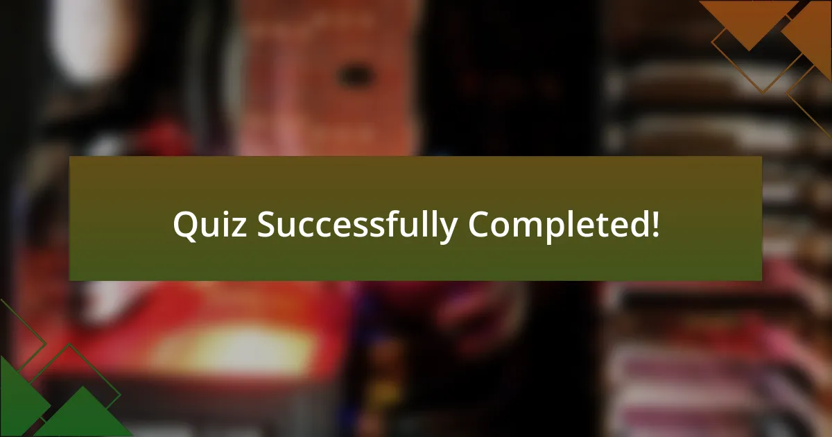 Quiz Successfully Completed!