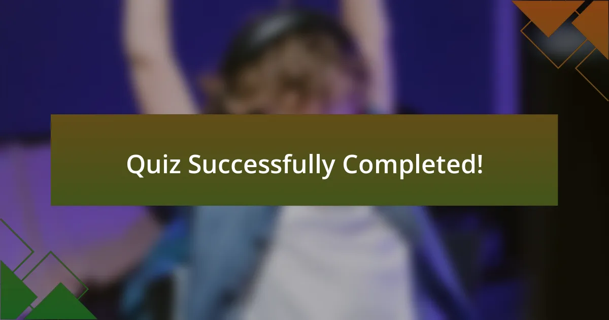 Quiz Successfully Completed!