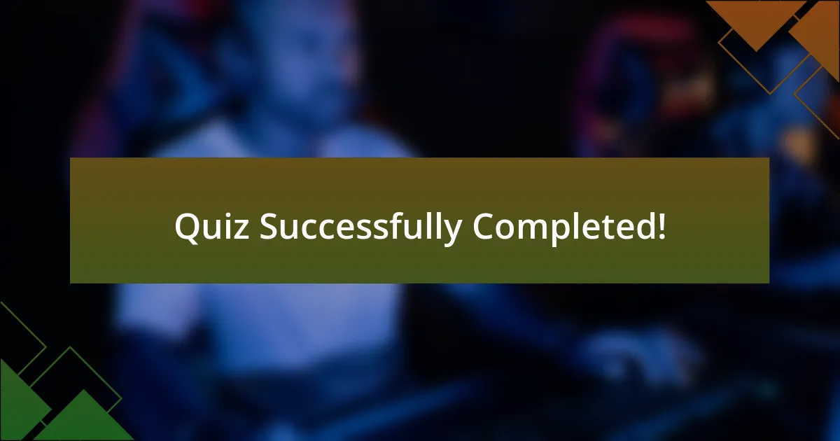 Quiz Successfully Completed!