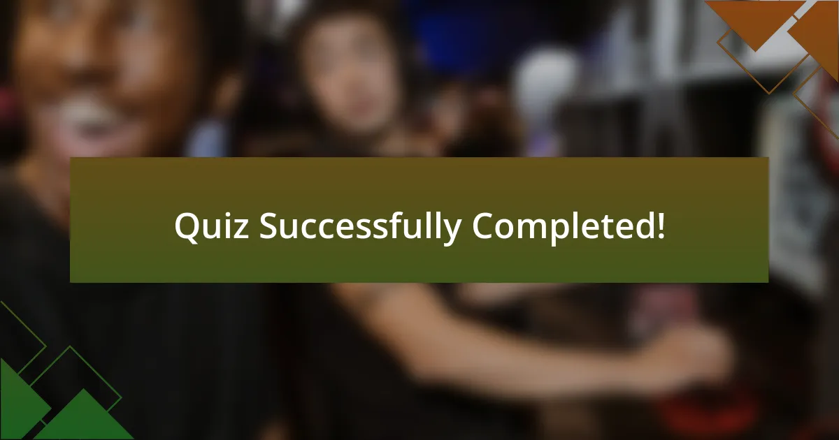 Quiz Successfully Completed!