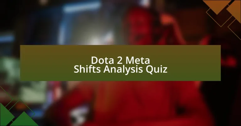 Dota 2 Meta Shifts Analysis Quiz