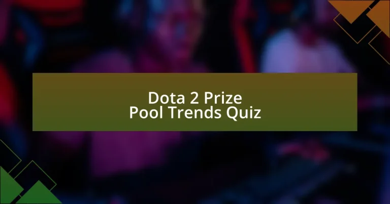 Dota 2 Prize Pool Trends Quiz