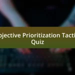 Objective Prioritization Tactics Quiz