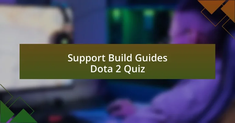 Support Build Guides Dota 2 Quiz