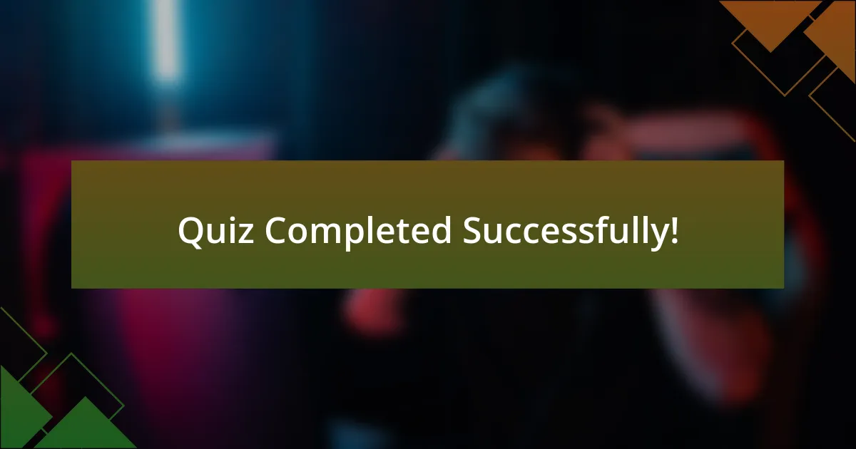 Quiz Completed Successfully!