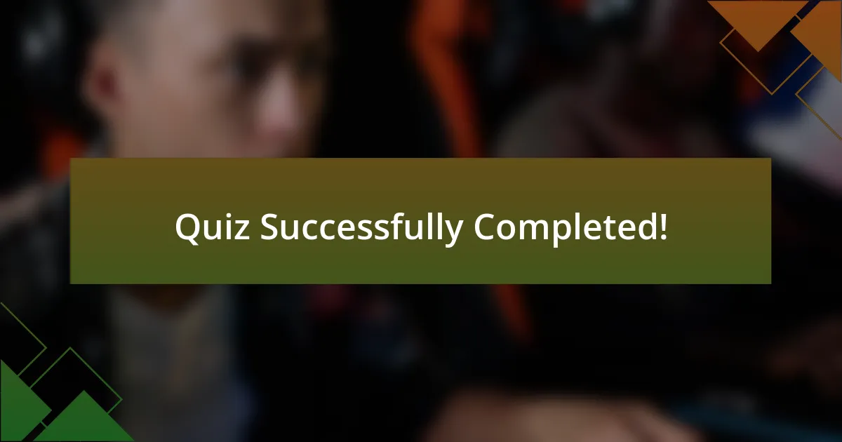 Quiz Successfully Completed!