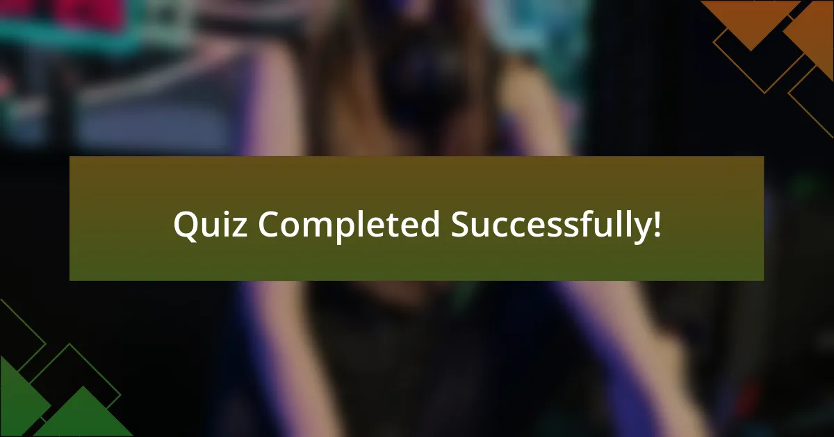 Quiz Completed Successfully!