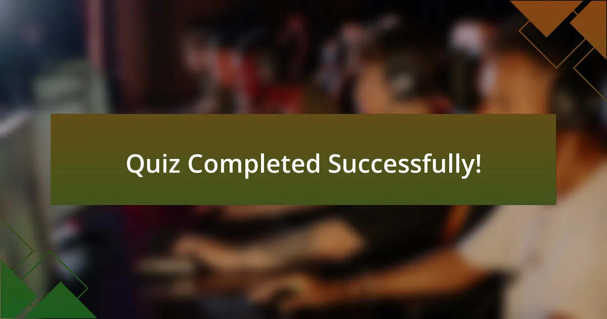 Quiz Completed Successfully!