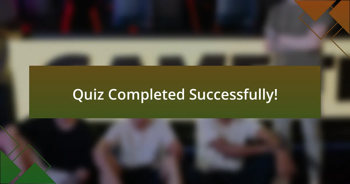 Quiz Completed Successfully!