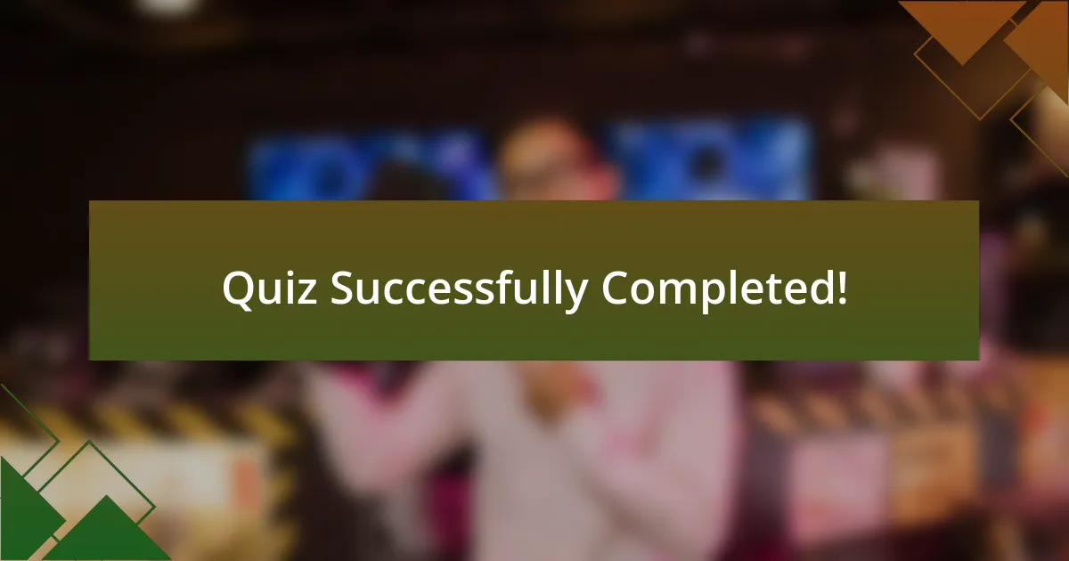 Quiz Successfully Completed!