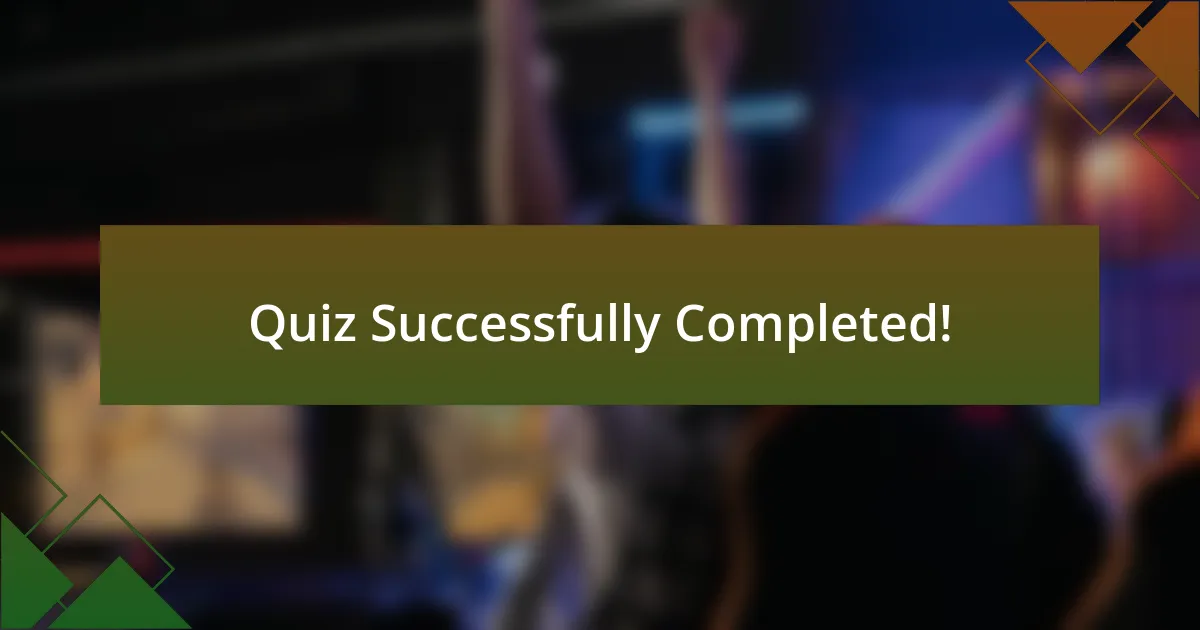 Quiz Successfully Completed!