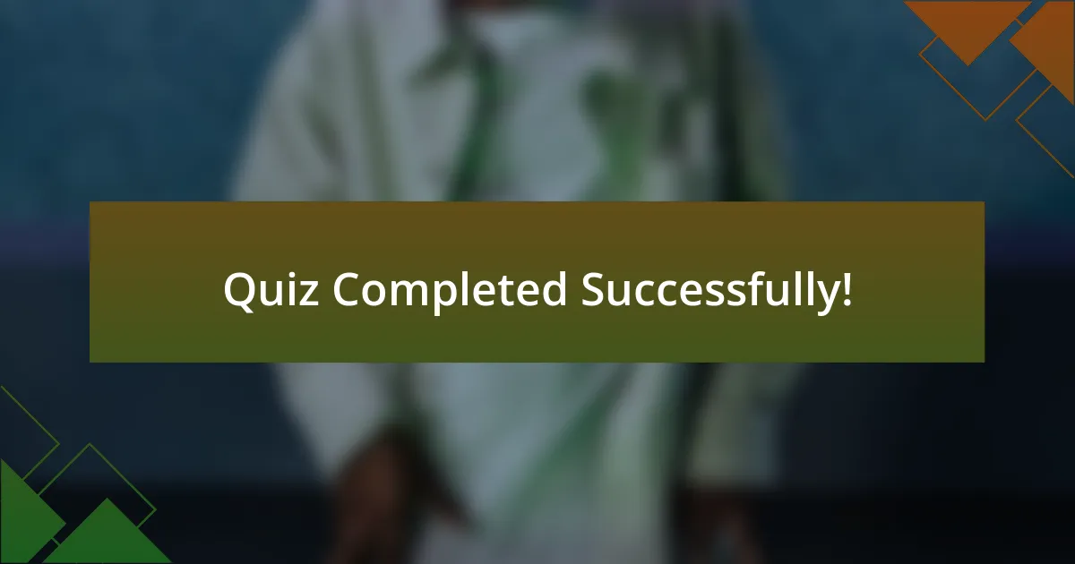 Quiz Completed Successfully!