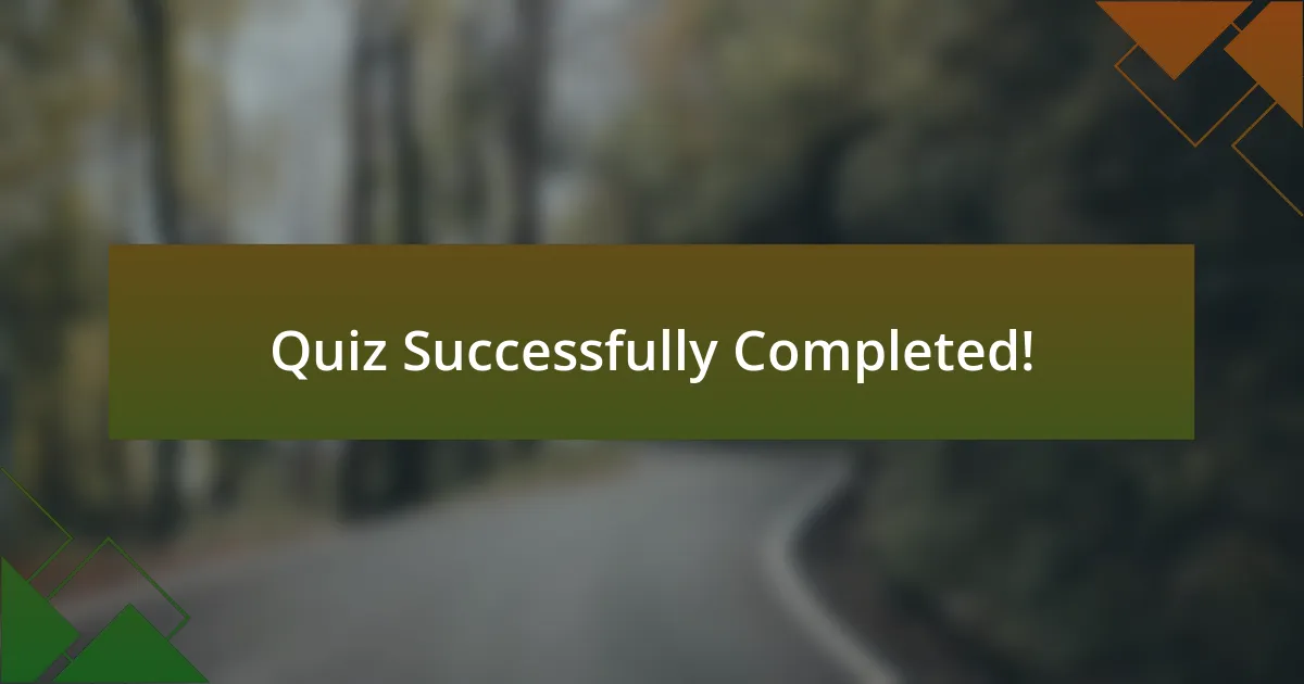 Quiz Successfully Completed!