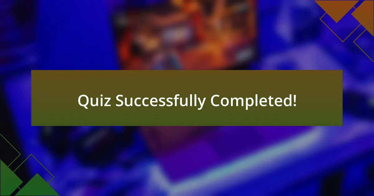 Quiz Successfully Completed!